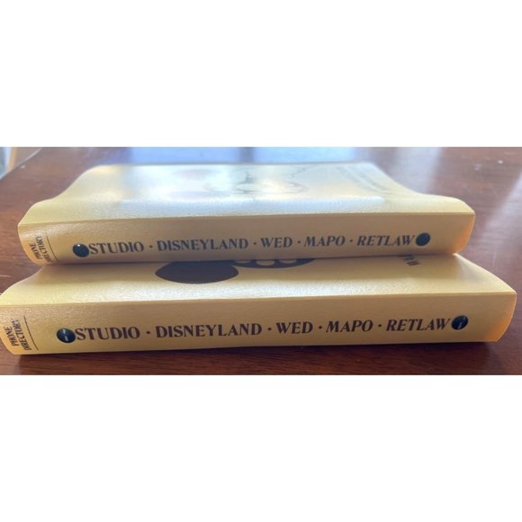 rare Walt Disney Productions Employee Telephone Directory w/Extra Binder - Picture 12 of 12